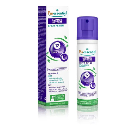 Puressentiel Air Spray Sonno e Relax con 12 oli essenziali, 75 ml