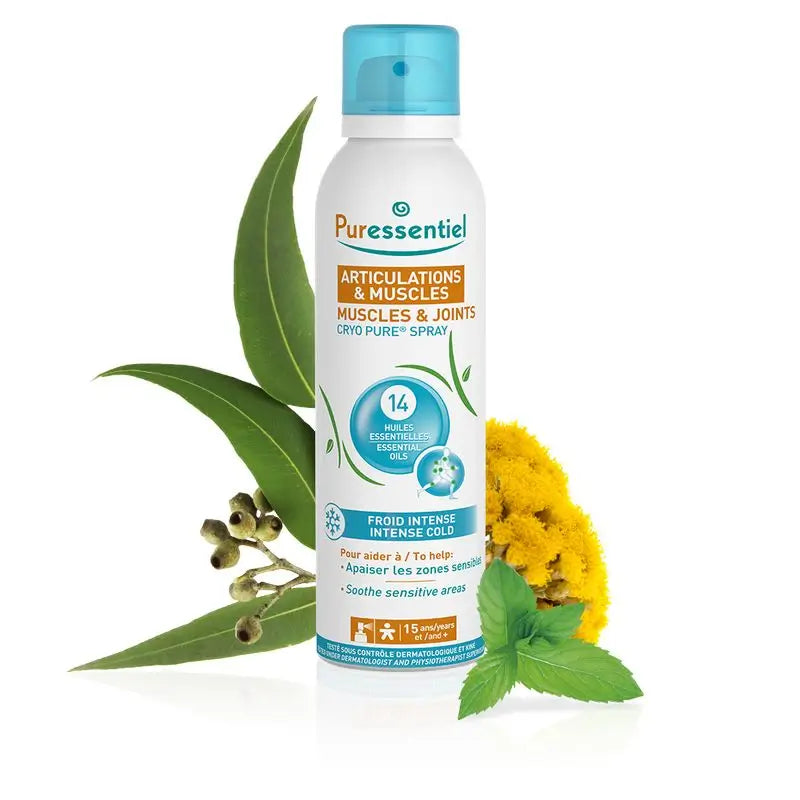 Puressentiel Cryo Pure Spray per articolazioni e muscoli, 150 ml