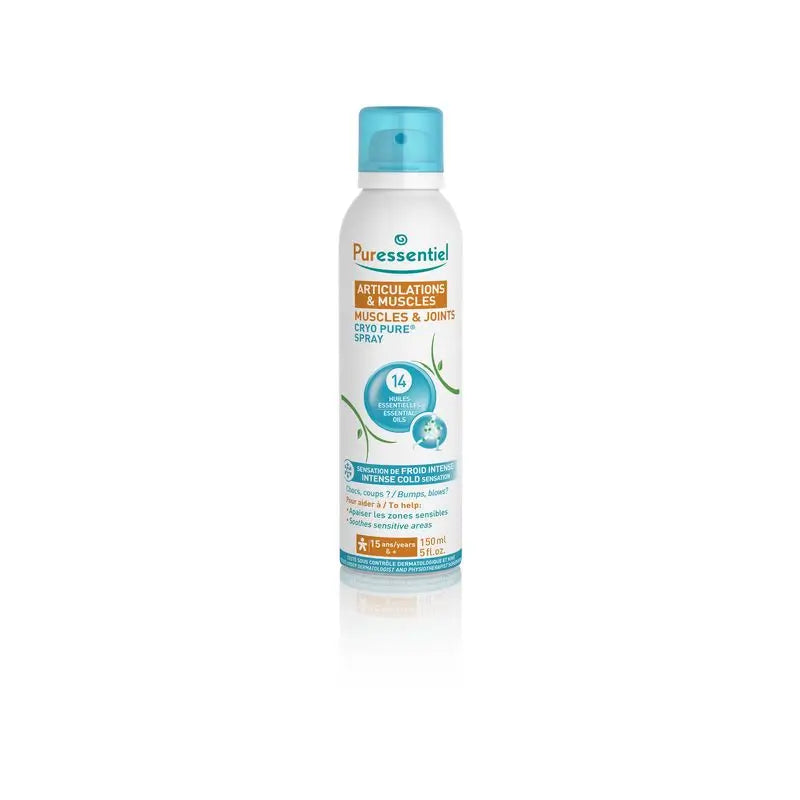 Puressentiel Cryo Pure Spray per articolazioni e muscoli, 150 ml