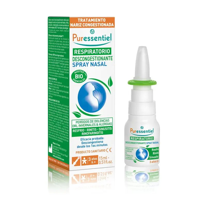 Puressentiel Spray idratante per l'igiene nasale, 100 ml