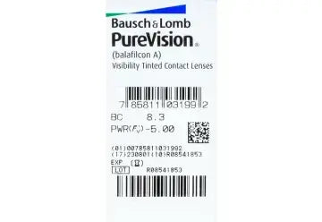 Lenti mensili sferiche Purevision , 6 unità