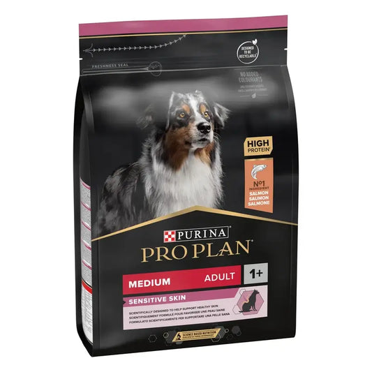 Purina Pro Plan Canine Adult Derma Medium 3kg, alimento per cani