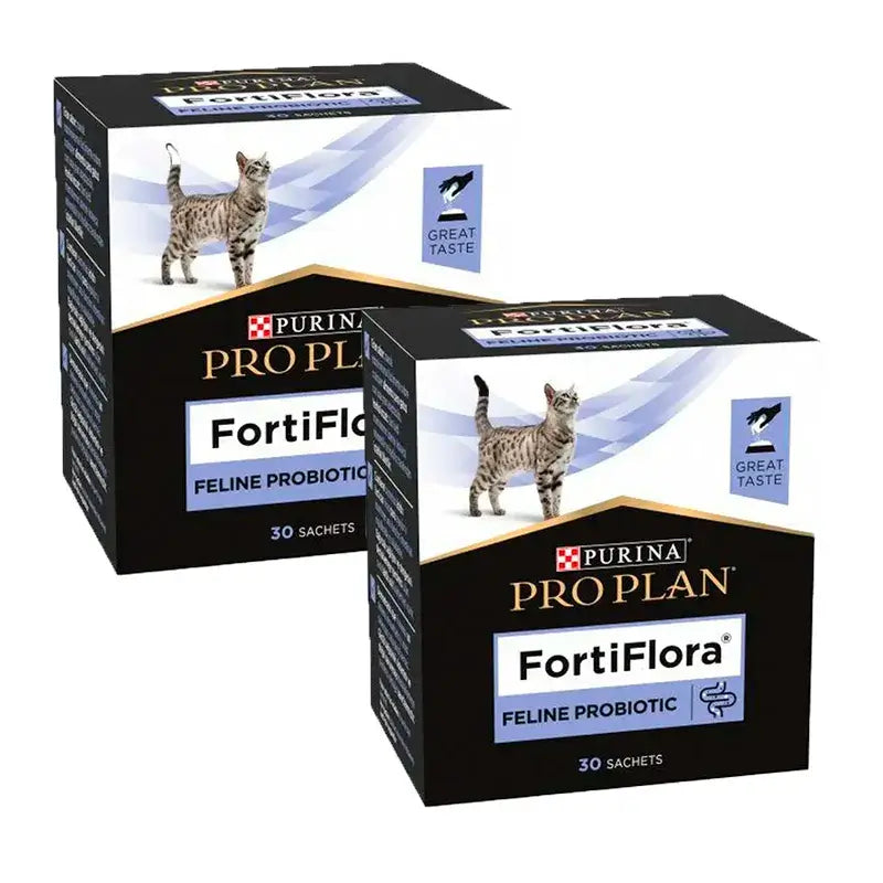 Purina Pro Plan Fortiflora Probiotico per gatti, Confezione 2 x 30x1gr