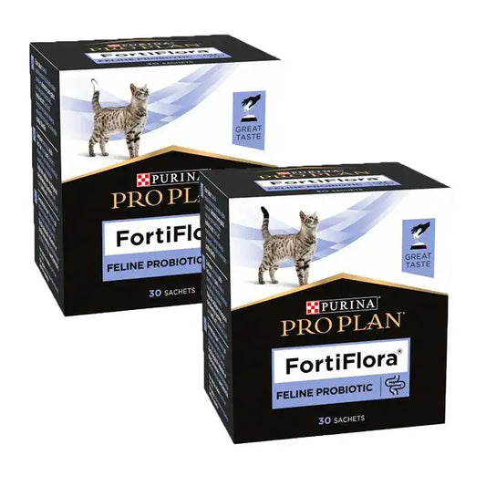 Purina Pro Plan Fortiflora Probiotico per gatti, Confezione 2 x 30x1gr