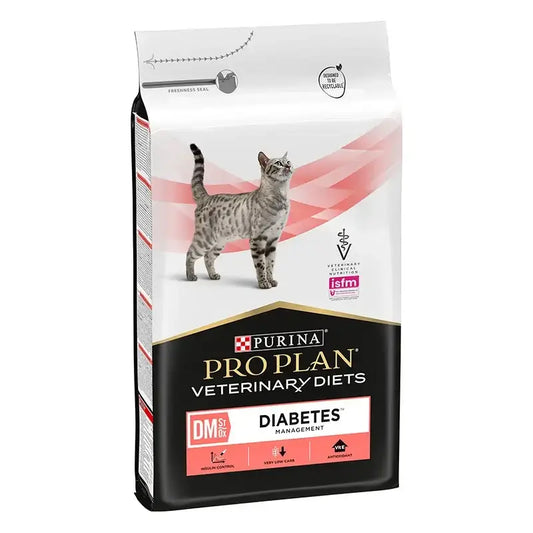 Purina Pro Plan Vet Feline Dm Diabetes Management 5 kg, cibo per gatti