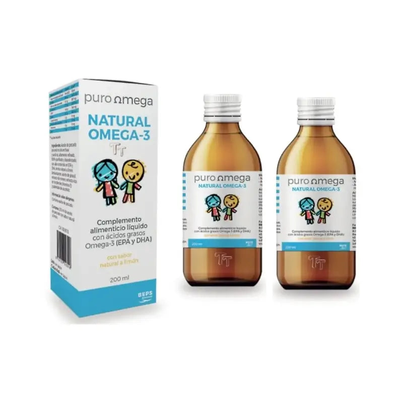 Pure Omega Natural Omega-3 Bambini , 2X200 Ml