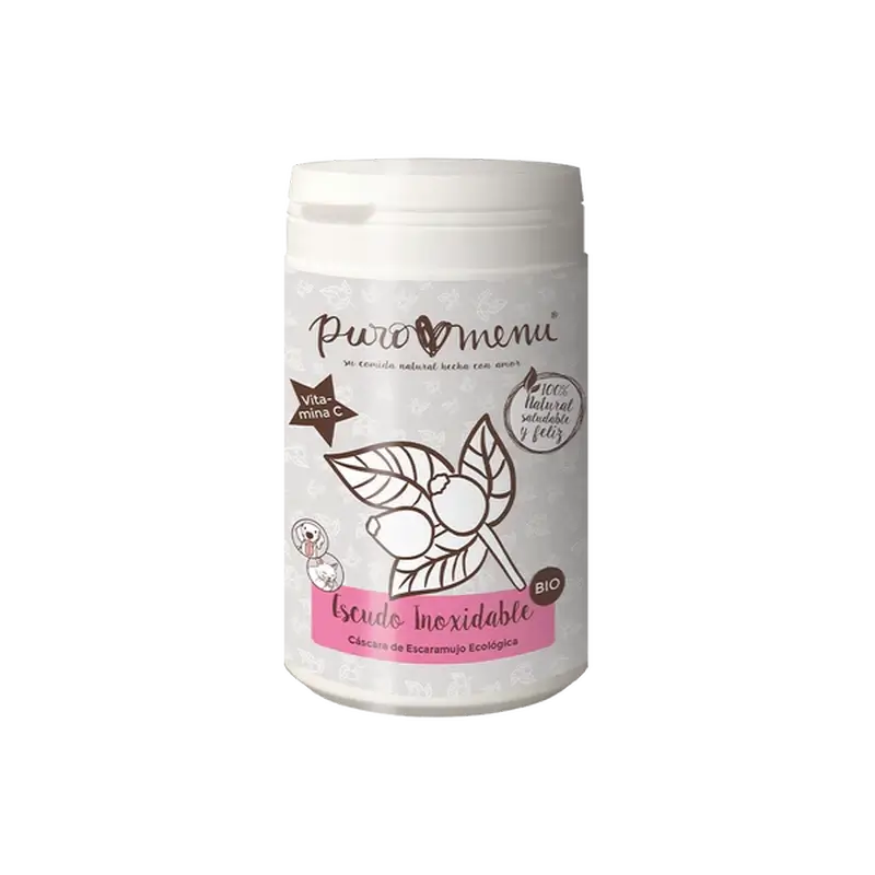 Scudo in acciaio inox Puromenu (buccia di rosa canina Bio) , 150 gr