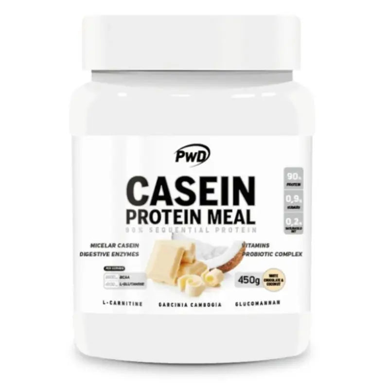 Pwd Casein Protein Meal Cioccolato bianco+cocco Pot 1,5 Kg