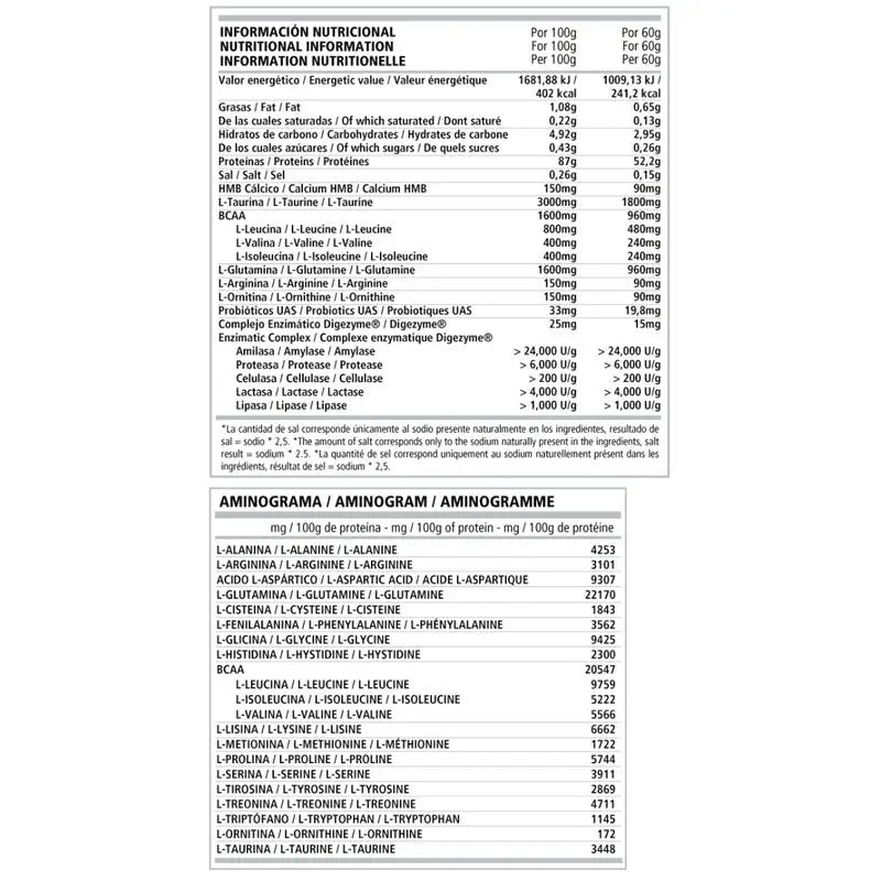 Biscotti proteici Hydrolean - Crema 2Kg.