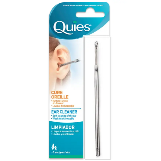 Pulitore per orecchie in acciaio inossidabile Quies