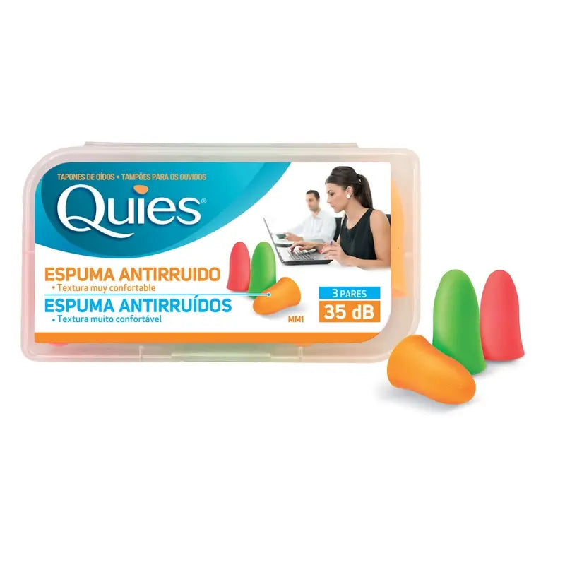 Quies tappi per orecchie in gomma 6 unità