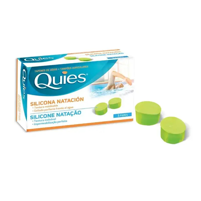 Quies Tappi auricolari in silicone per il nuoto Standard 6