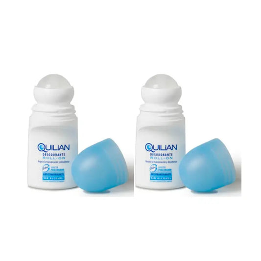 Quilian Duplo Roll-On Deodorante Roll-On, 2 X 50 Ml