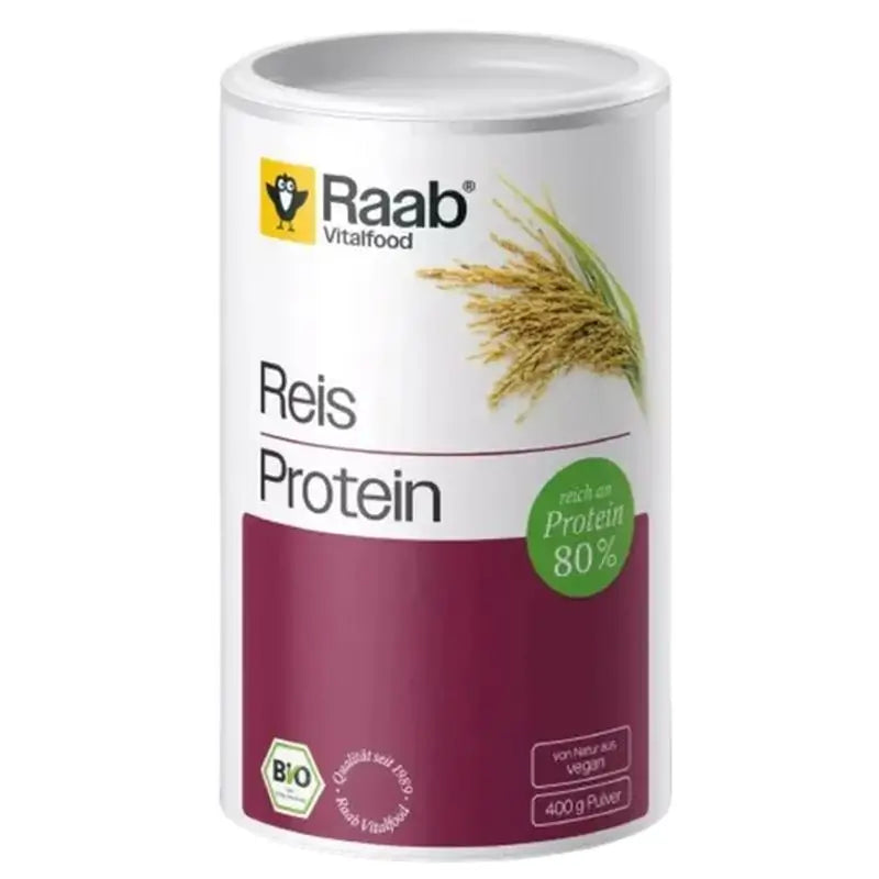 Raab Vitalfood Proteine naturali del riso 400 gr. Bio Sg Vegan