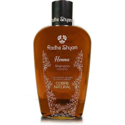Radhe Shyam Shampoo naturale all'henné e rame, 250 ml