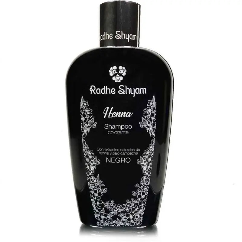 Radhe Shyam Shampoo all'henné nero , 250 ml