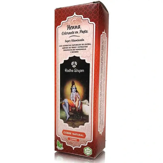 Radhe Shyam Pasta di rame all'henné, 200 ml