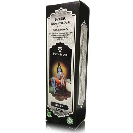 Radhe Shyam Henné nero in pasta, 200 ml