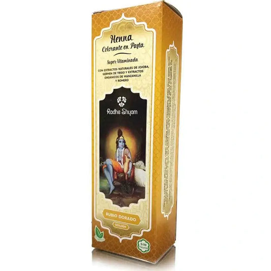 Radhe Shyam Henna Pasta bionda dorata, 200 ml
