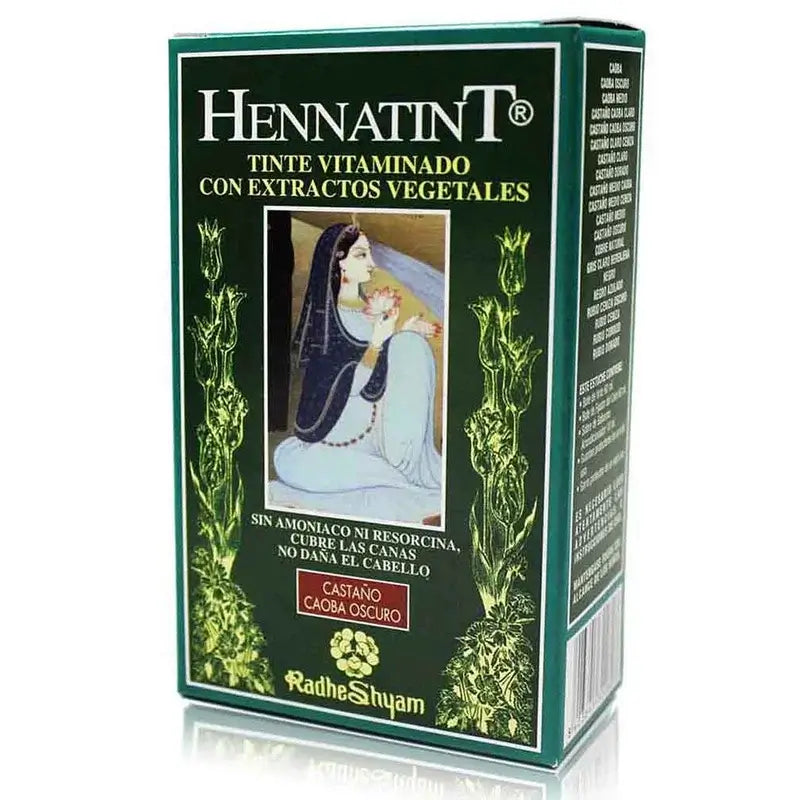 Radhe Shyam Hennatint Castano scuro, 60 ml