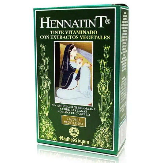 Radhe Shyam Hennatint Marrone Cenere Medio , 60 ml