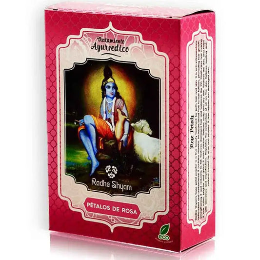 Radhe Shyam Trattamento per capelli ai petali di rosa , 100 gr