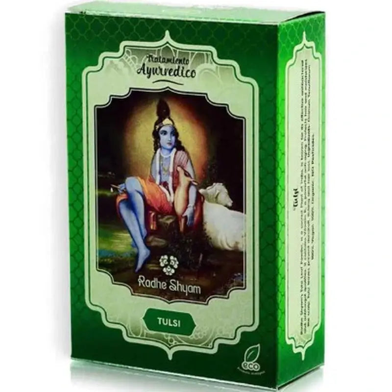 Radhe Shyam Trattamento Capelli Tulsi in Polvere , 100 gr