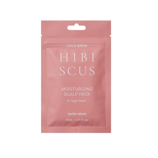 Rated Green Cold Brew Hibiscus Impacco idratante per il cuoio capelluto, 50 ml