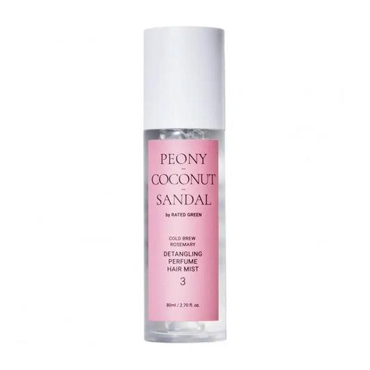 Rated Green Profumo Detangente Nebbia per Capelli 03 (Peonia-Cocco-Sandalo) , 80 ml