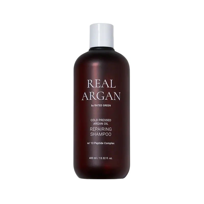 Rated Green Real Argan Shampoo riparatore, 400 ml