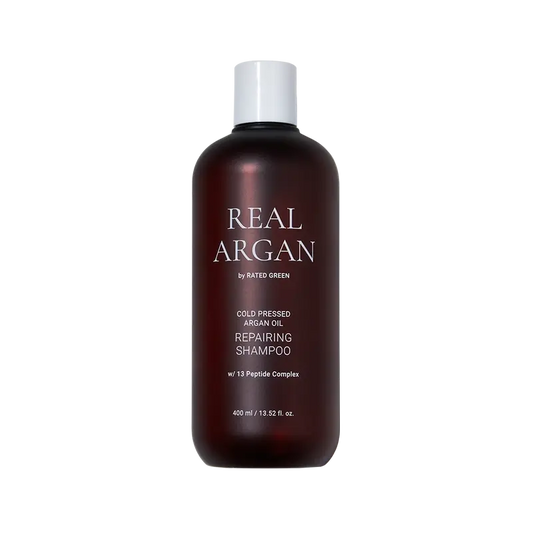 Rated Green Real Argan Shampoo riparatore, 400 ml