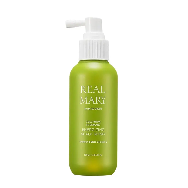 Rated Green Real Mary Spray energizzante per il cuoio capelluto, 120 ml