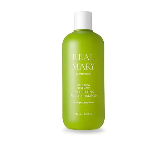 Rated Green Real Mary Shampoo esfoliante per il cuoio capelluto, 400 ml