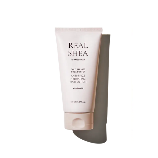 Rated Green Real Shea Lozione idratante anticrespo per capelli, 150 ml
