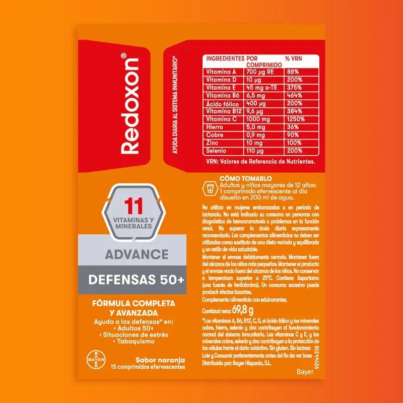 Redoxon Advance , 15 compresse effervescenti