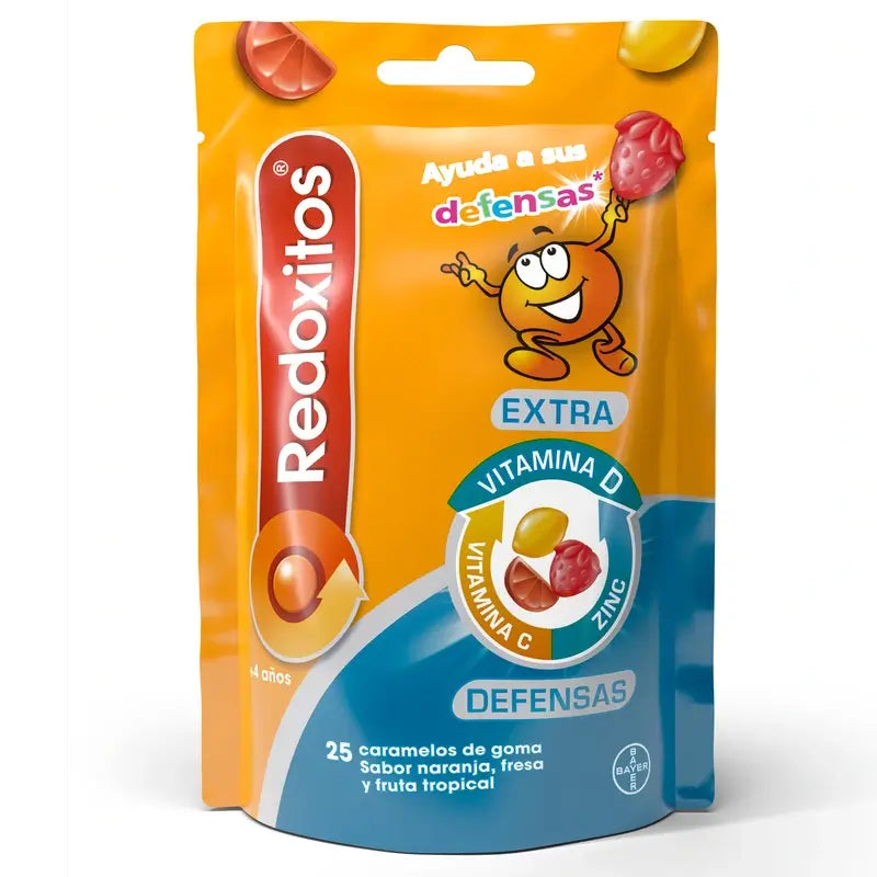 Redoxon Redoxitos Extra Defensas +4 anni , 25 gommine