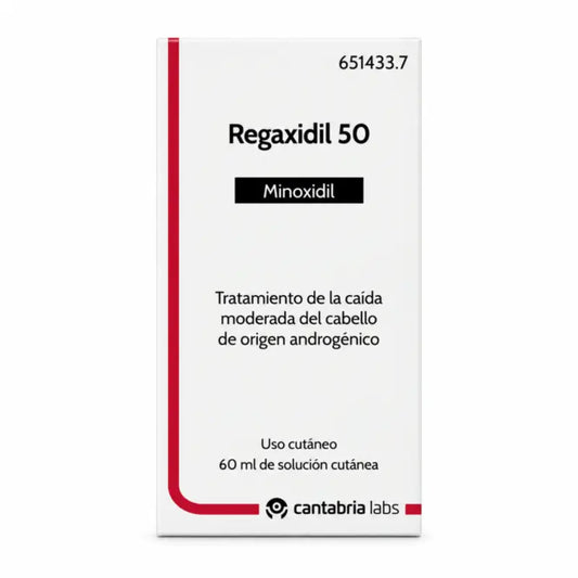 Regaxidil 50 mg/ml Minoxidil Soluzione Cutanea 1 Flacone 60 ml