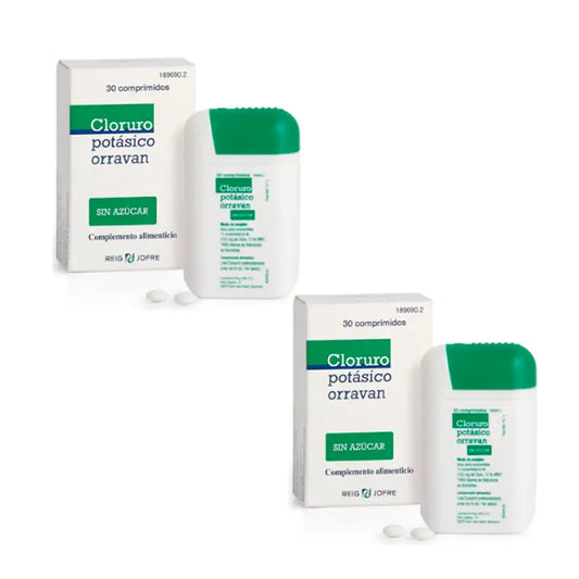Reig Jofre Duplo Cloruro di potassio 2 x 30 compresse Bocca secca
