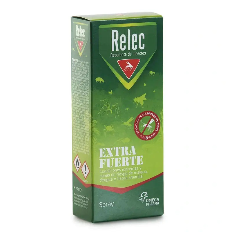 Relec Spray antizanzare extra forte, 75 ml
