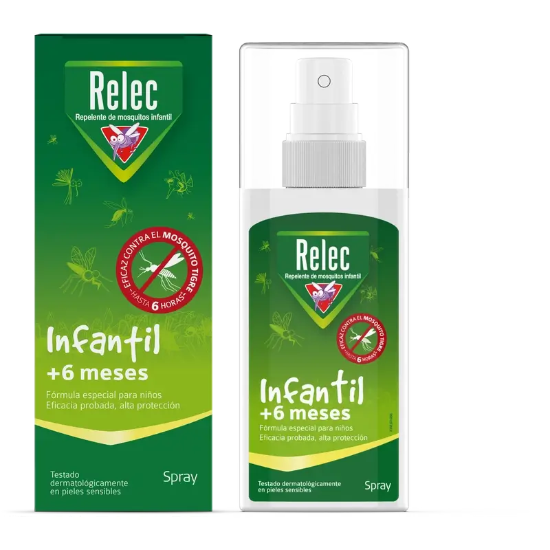 Relec Spray antizanzare per neonati, 100 ml (+ 6 mesi)