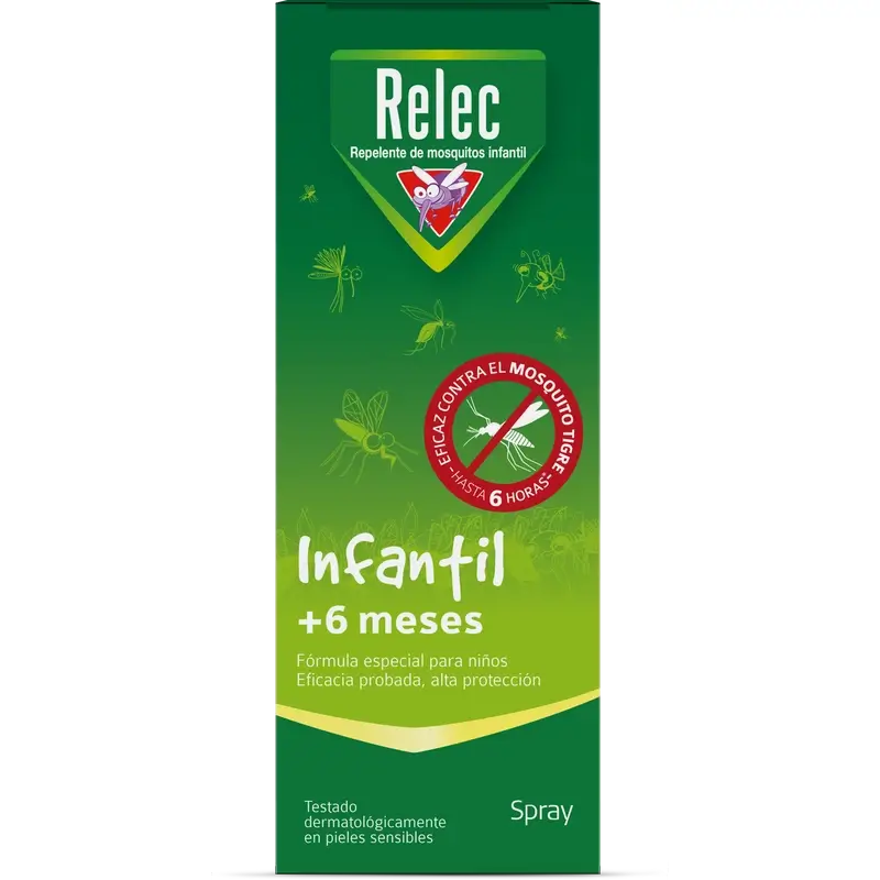 Relec Spray antizanzare per neonati, 100 ml (+ 6 mesi)