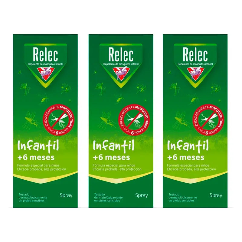 Relec Triplo Infantile +6 mesi, 3 x 100ml