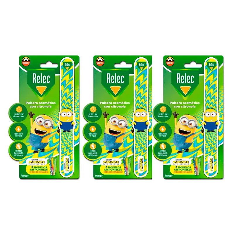 Bracciale Triplo Relec Minions 21 Giallo