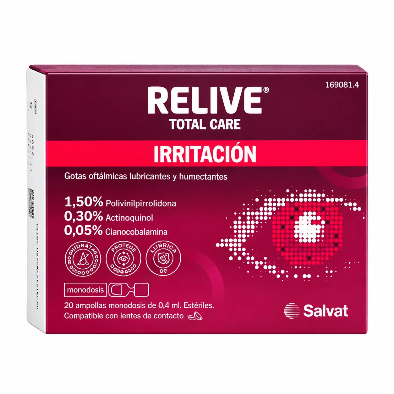 Relieve Total Care Gocce oftalmiche sterili, 20 monodosi da 0,4 ml