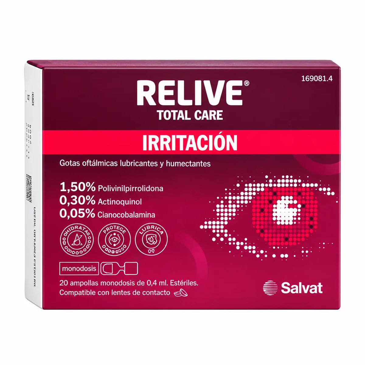 Relieve Total Care Gocce oftalmiche sterili, 20 monodosi da 0,4 ml