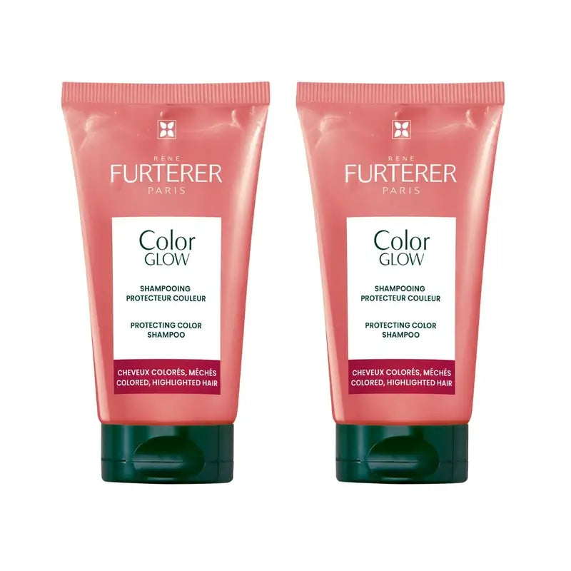 Rene Furterer Color Glow Shampoo protettivo del colore, 2X200 Ml