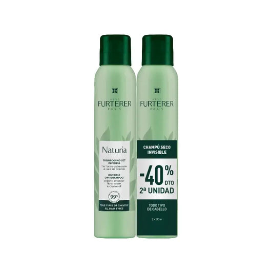 DUO Naturia Shampoo secco invisibile 2 x 200 ml, 40% di sconto sulla seconda confezione