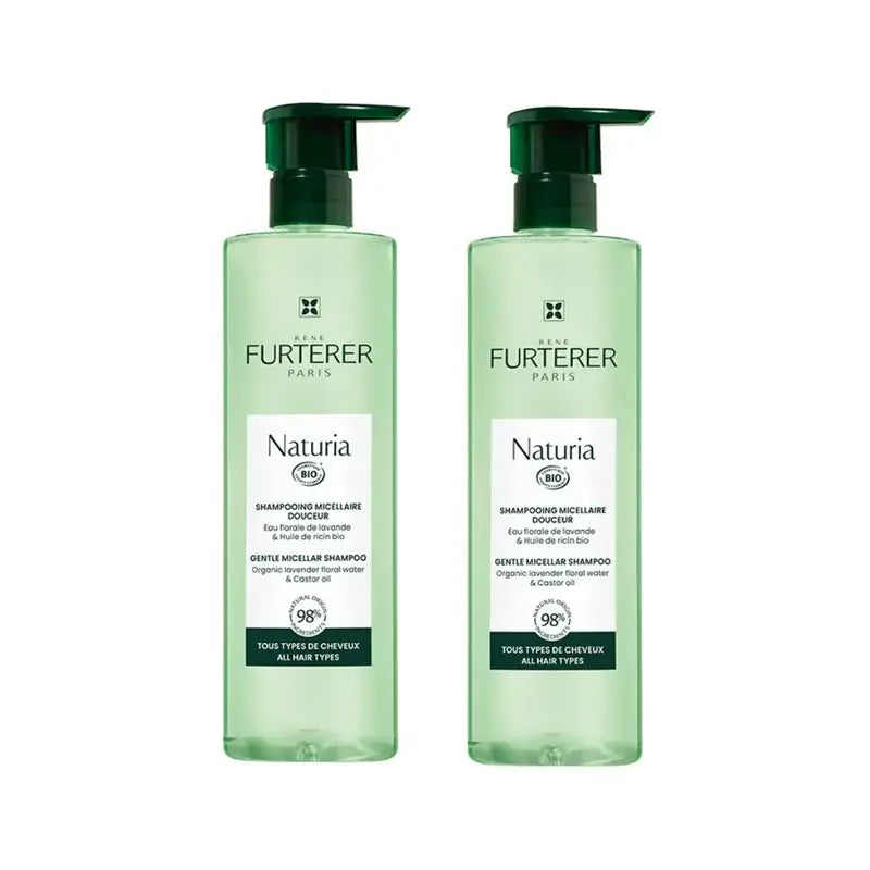 Rene Furterer Naturia Shampoo equilibrante extra delicato, 2X400 Ml