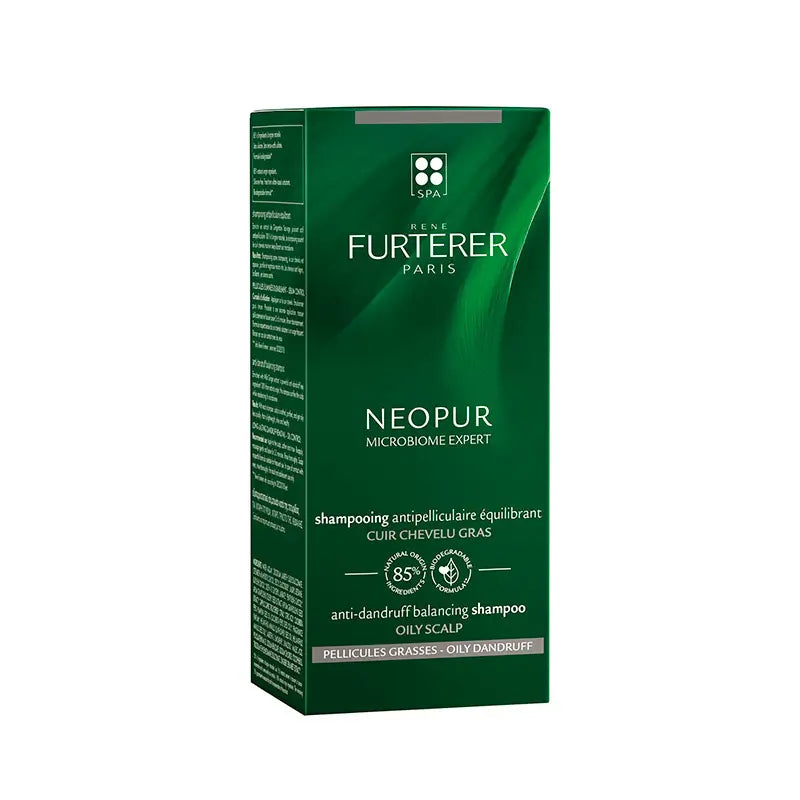 René Furterer Neopur Microbiome Expert Shampoo antiforfora per cuoio capelluto grasso e desquamato, 150 ml