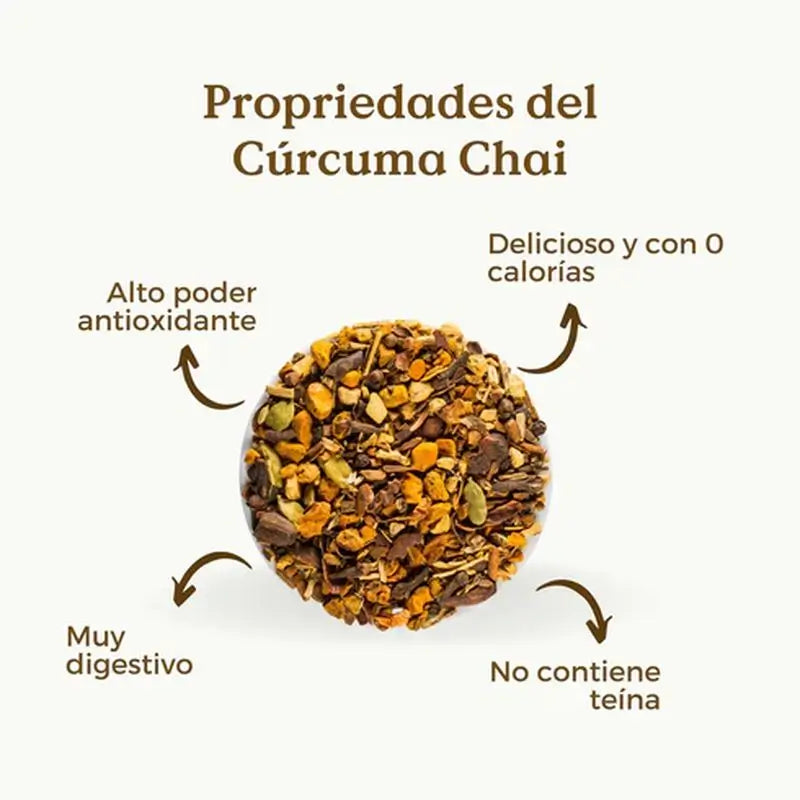 Rethink Chai alla curcuma biologico, 100 g